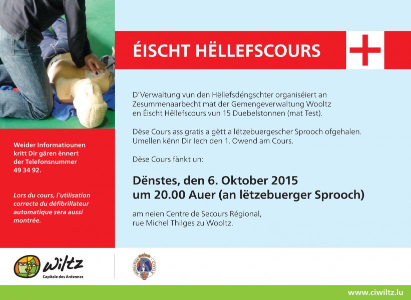 cours premier secours juil15