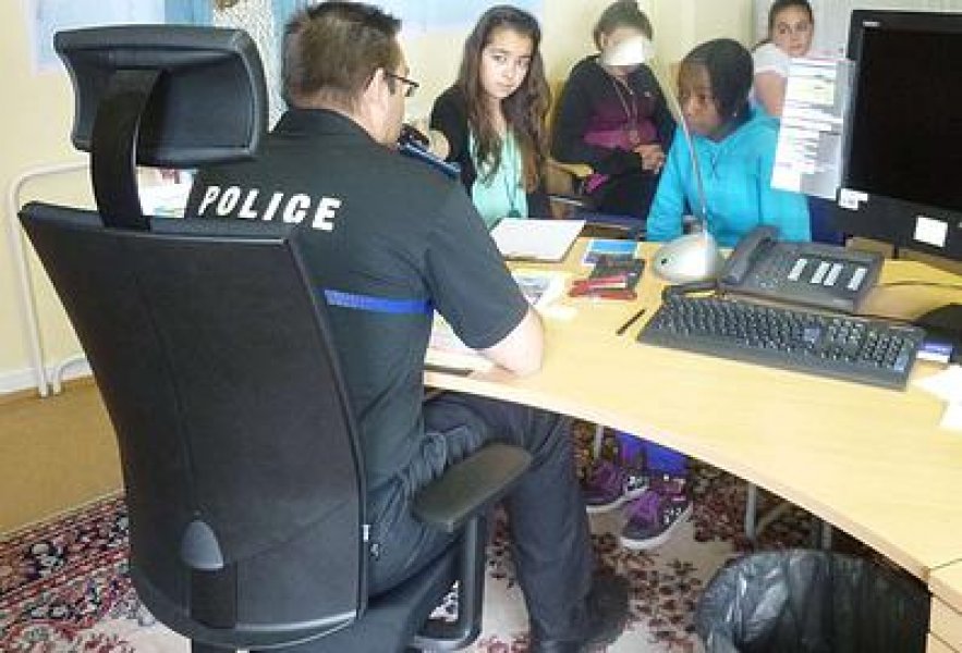 Bei der Polizei