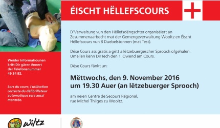 cours premier secours