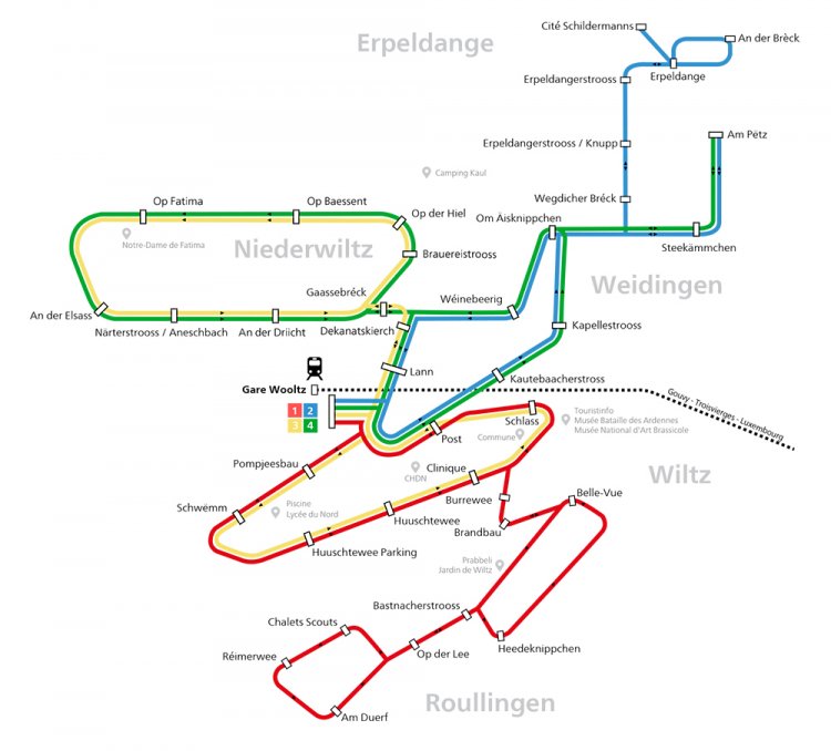Streckenplan