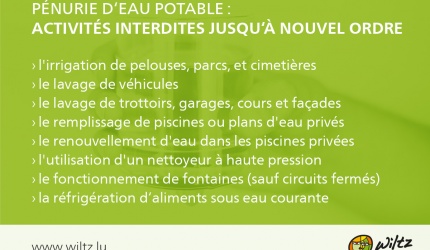 2022-07 Penurie eau potable interdictions