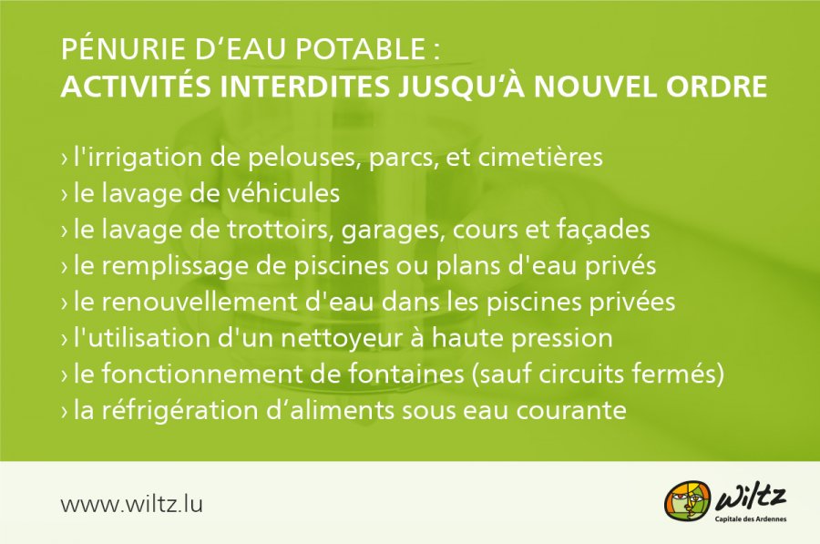 2022-07 Penurie eau potable interdictions